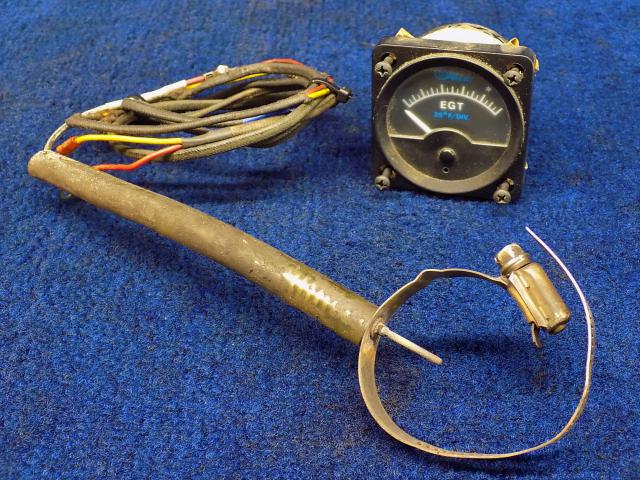 46150 Alcor Inc - EGT Indicator - Exhaust Gas Temperature Gauge w/ Probe